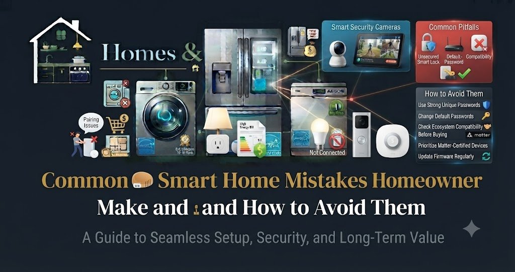 Common Smart Home Mistakes Homeowners Make and How to Avoid Them
