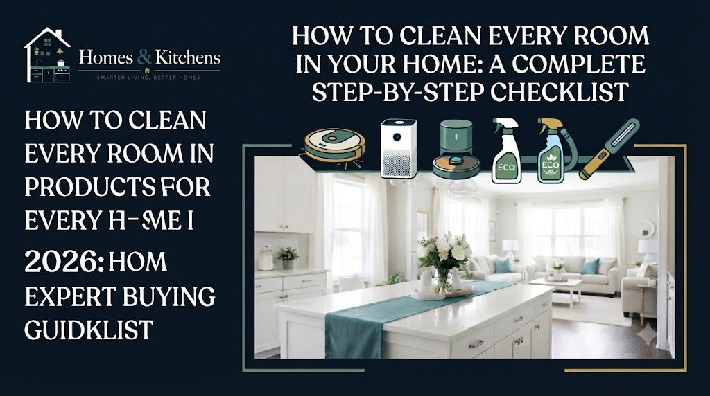 How to Clean Every Room in Your Home: A Complete Step-by-Step Checklist