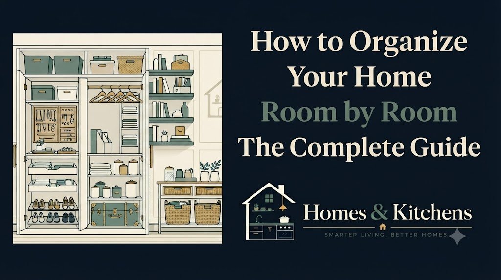 How to Organize Your Home Room by Room: The Complete Guide