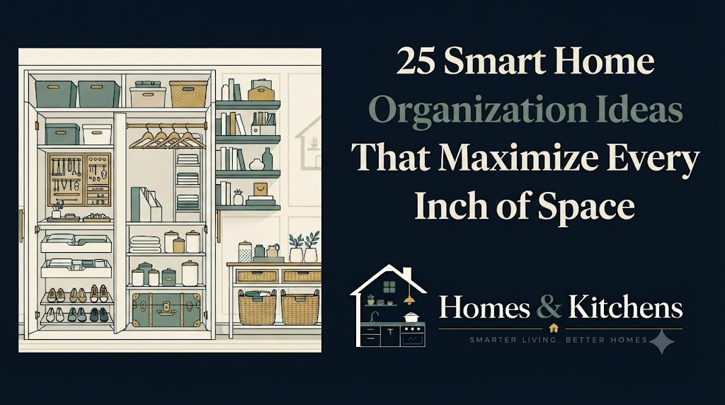 25 Smart Home Organization Ideas That Maximize Every Inch of Space