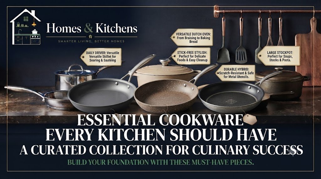 Essential Cookware Every Kitchen Should Have: The Ultimate Buying Guide