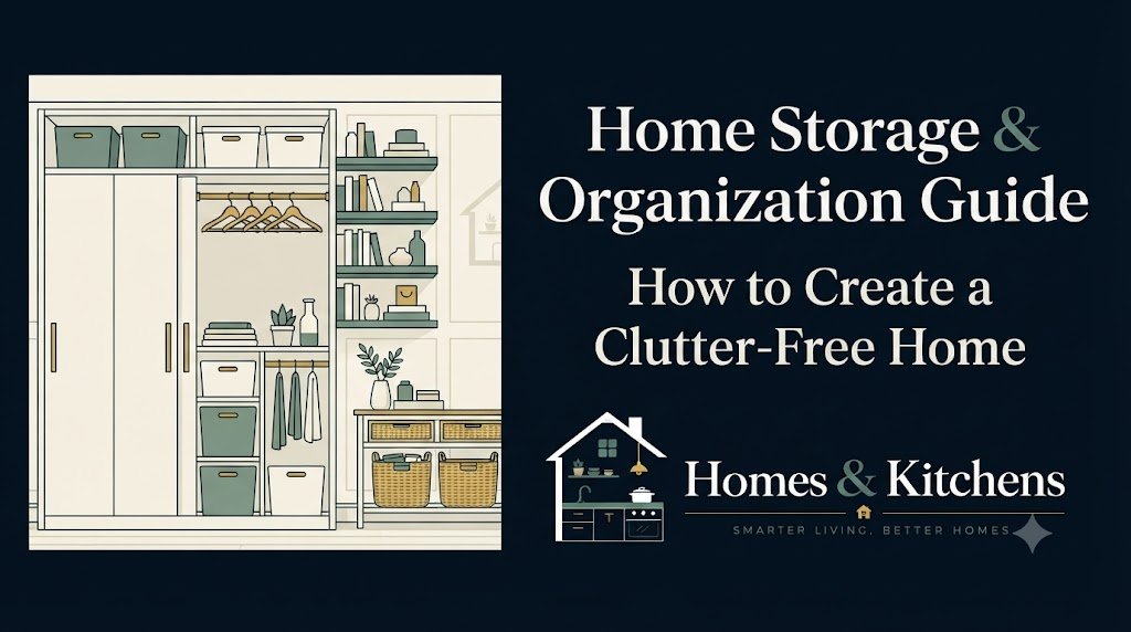 Home Storage & Organization Guide: How to Create a Clutter-Free Home