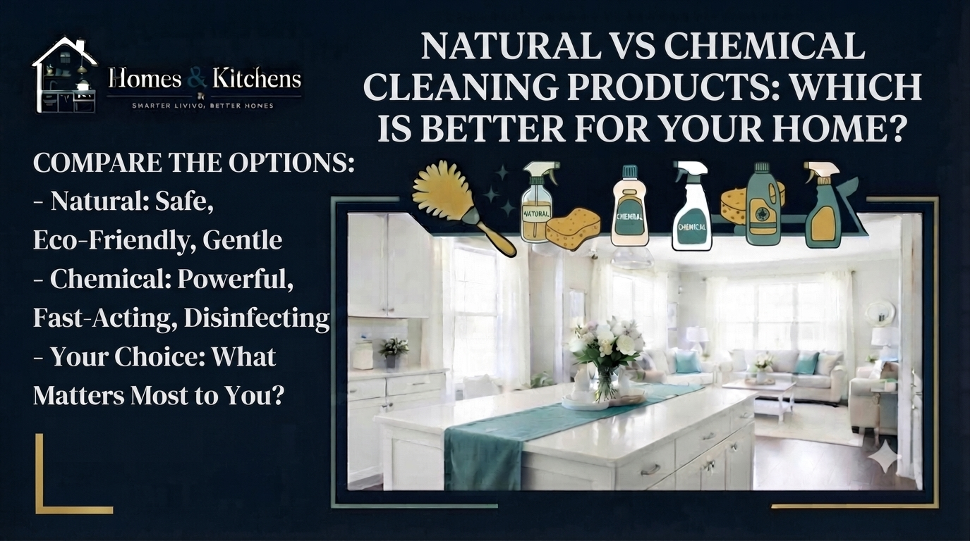 Natural vs Chemical Cleaning Products: Which Is Better for Your Home?