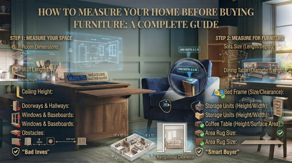How to Measure Your Home Before Buying Furniture: A Complete Guide