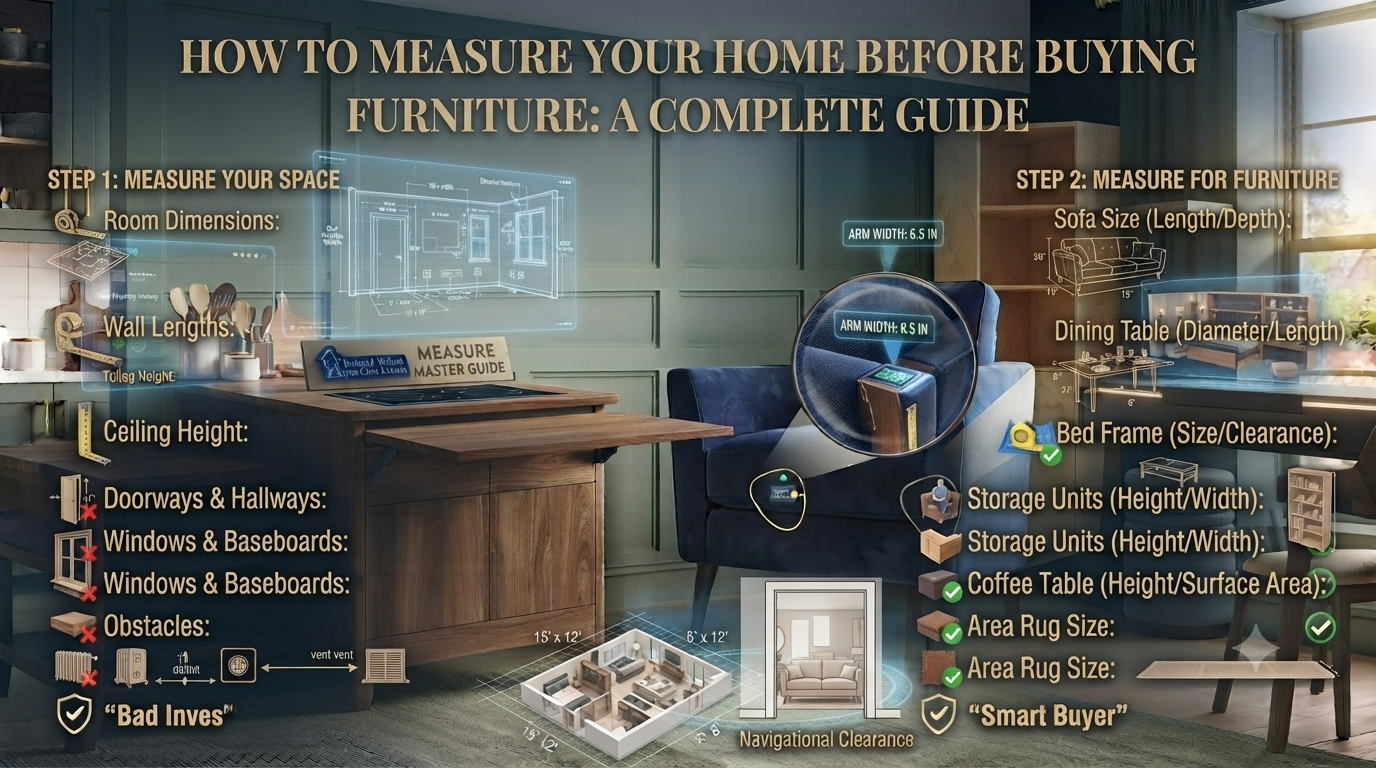How to Measure Your Home Before Buying Furniture: A Complete Guide