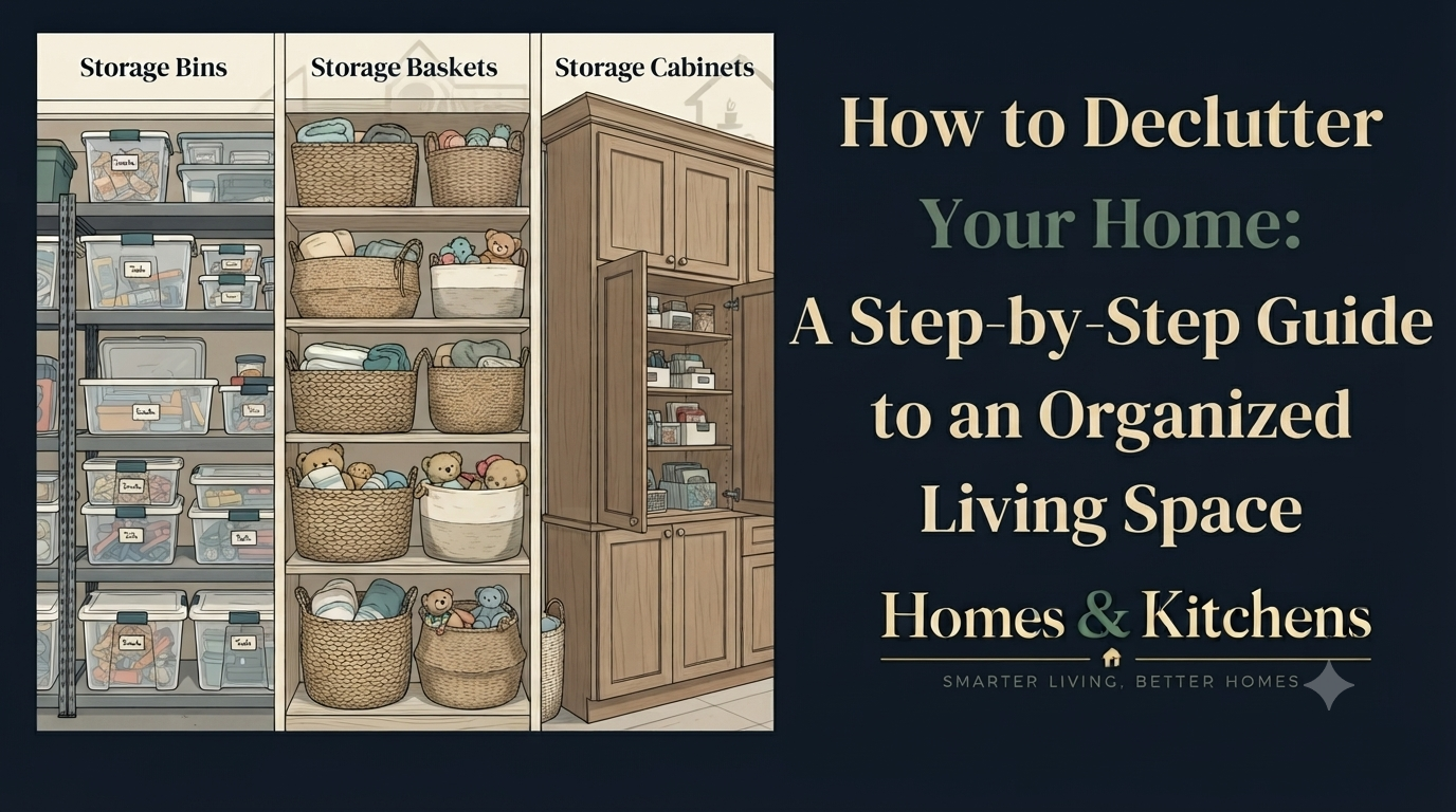 How to Declutter Your Home: A Step-by-Step Guide to an Organized Living Space