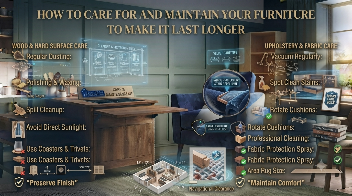 How to Care for and Maintain Your Furniture to Make It Last Longer