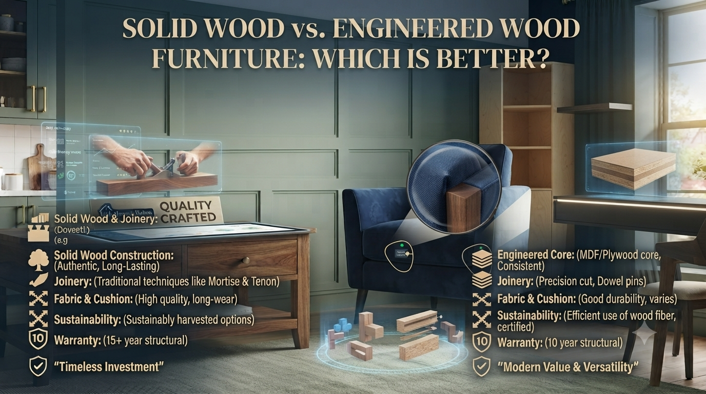 Solid Wood vs Engineered Wood Furniture: Which Is Better?