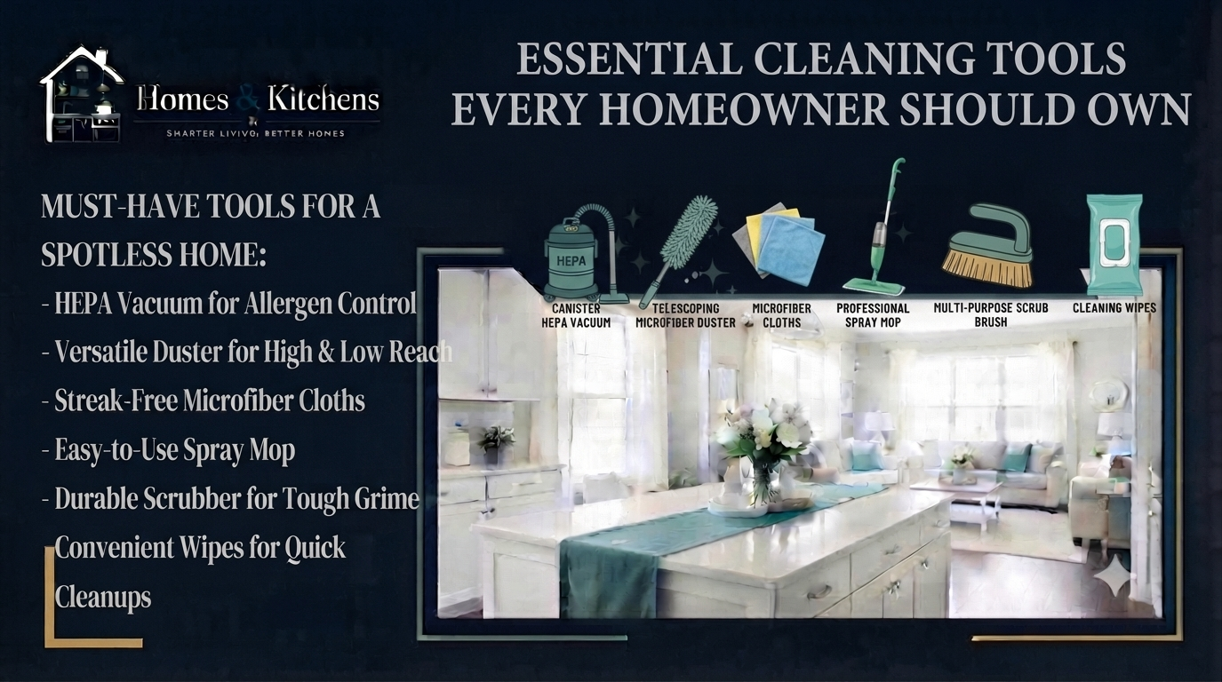 Essential Cleaning Tools Every Homeowner Should Own