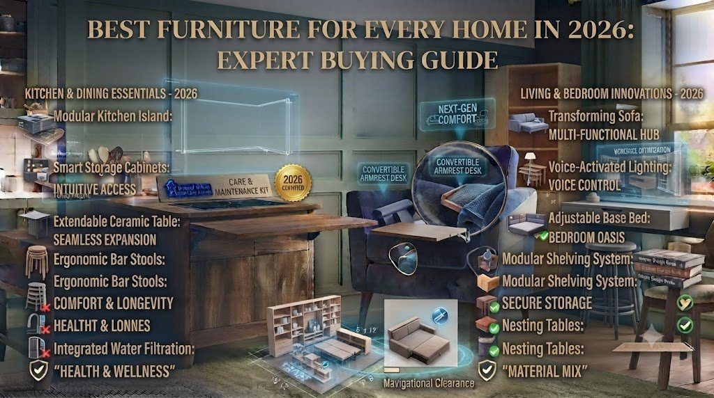 Best Furniture for Every Home in 2026: Expert Buying Guide