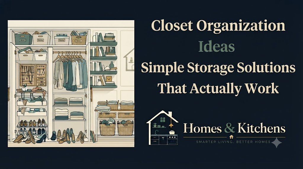Closet Organization Ideas: Simple Storage Solutions That Actually Work