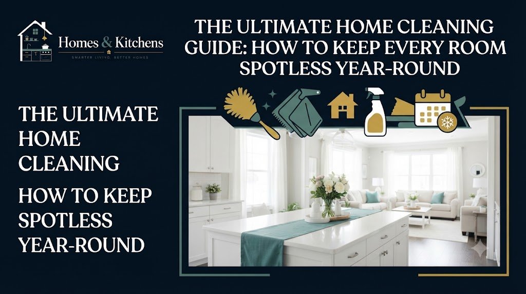 The Ultimate Home Cleaning Guide: How to Keep Every Room Spotless Year-Round
