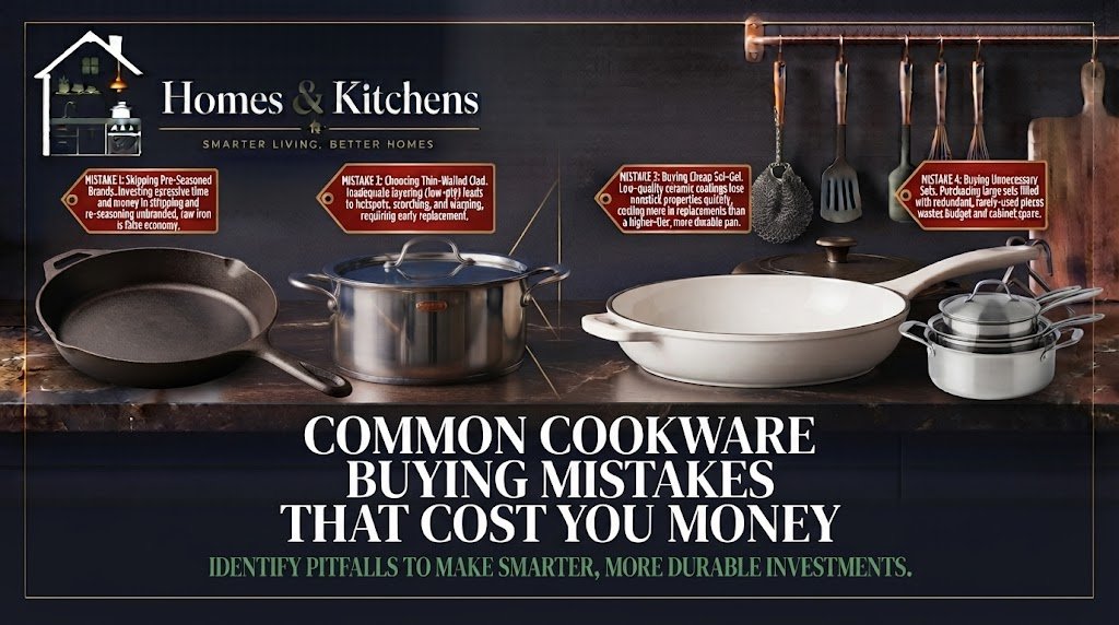 Common Cookware Buying Mistakes That Cost You Money