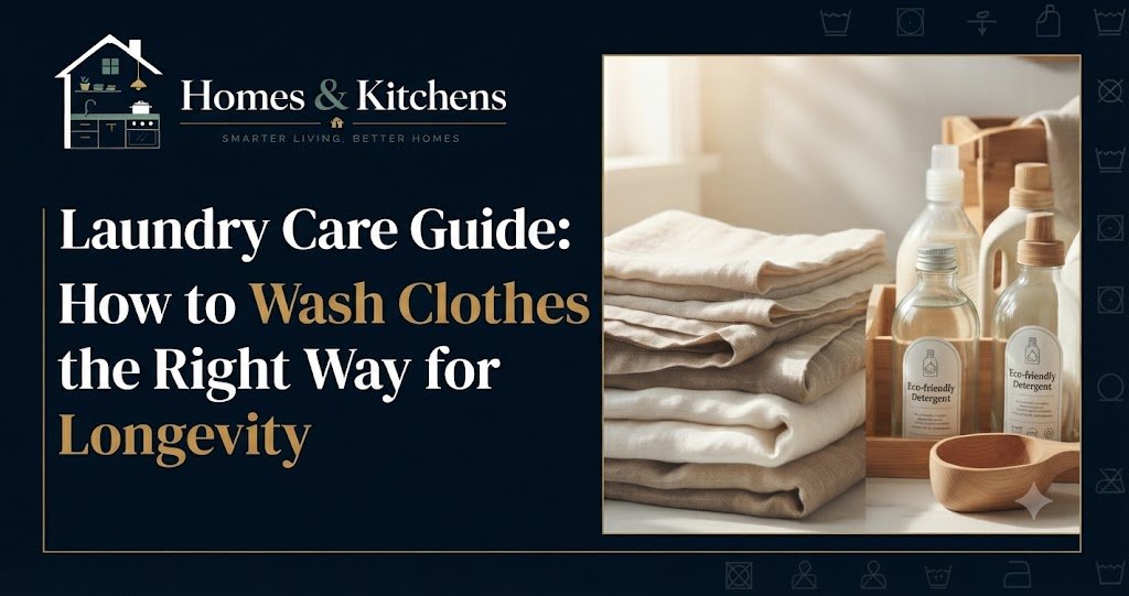 Laundry Care Guide: How to Wash Clothes the Right Way for Longevity
