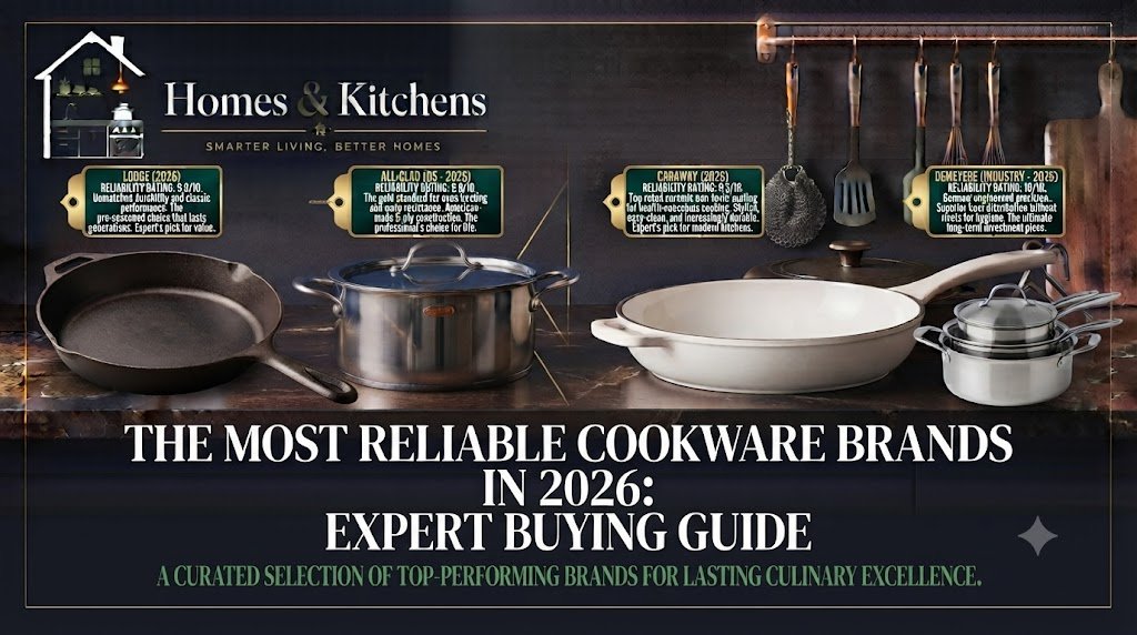 The Most Reliable Cookware Brands in 2026: Expert Buying Guide