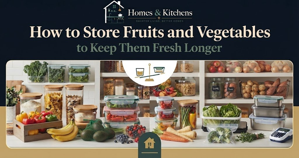 How to Store Fruits and Vegetables to Keep Them Fresh Longer