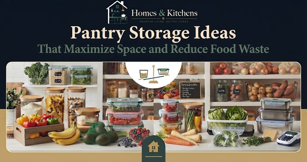 Pantry Storage Ideas That Maximize Space and Reduce Food Waste